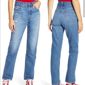 Levi’s 501 High Rise Straight Leg